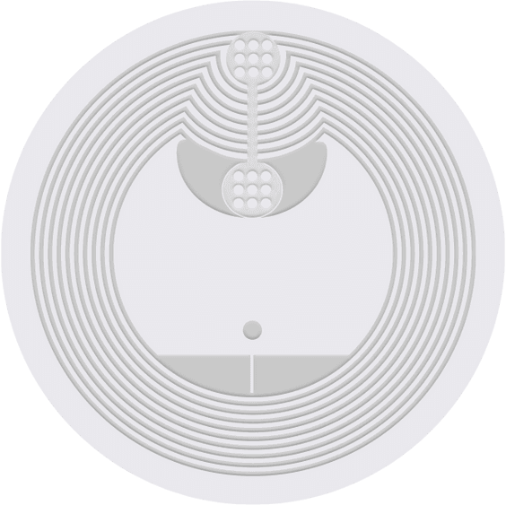 A TigerTag NFC chip