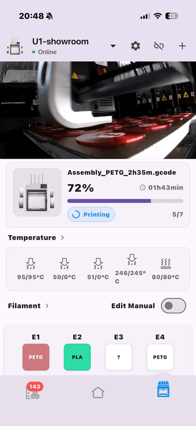Mobile — print in progress